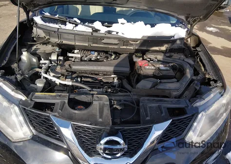 2015 Nissan Rogue Sv z USA, uszkodzony, nr VIN KNMAT2MT7FP582805